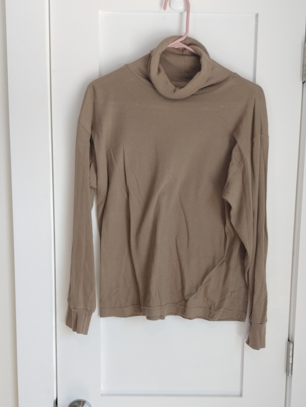 Princeton Club Taupe Turtleneck Sweater
